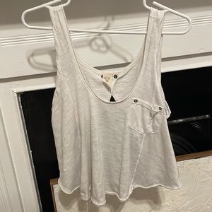 Free people white tank top
